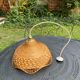 Suspension in rattan and vintage wicker
