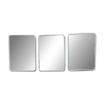 Triptych of barber's mirrors