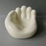 Ceramic vacuum, hand shape, 70s