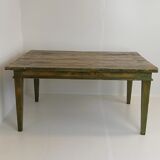 Table à manger suédoise de cuisine ancienne