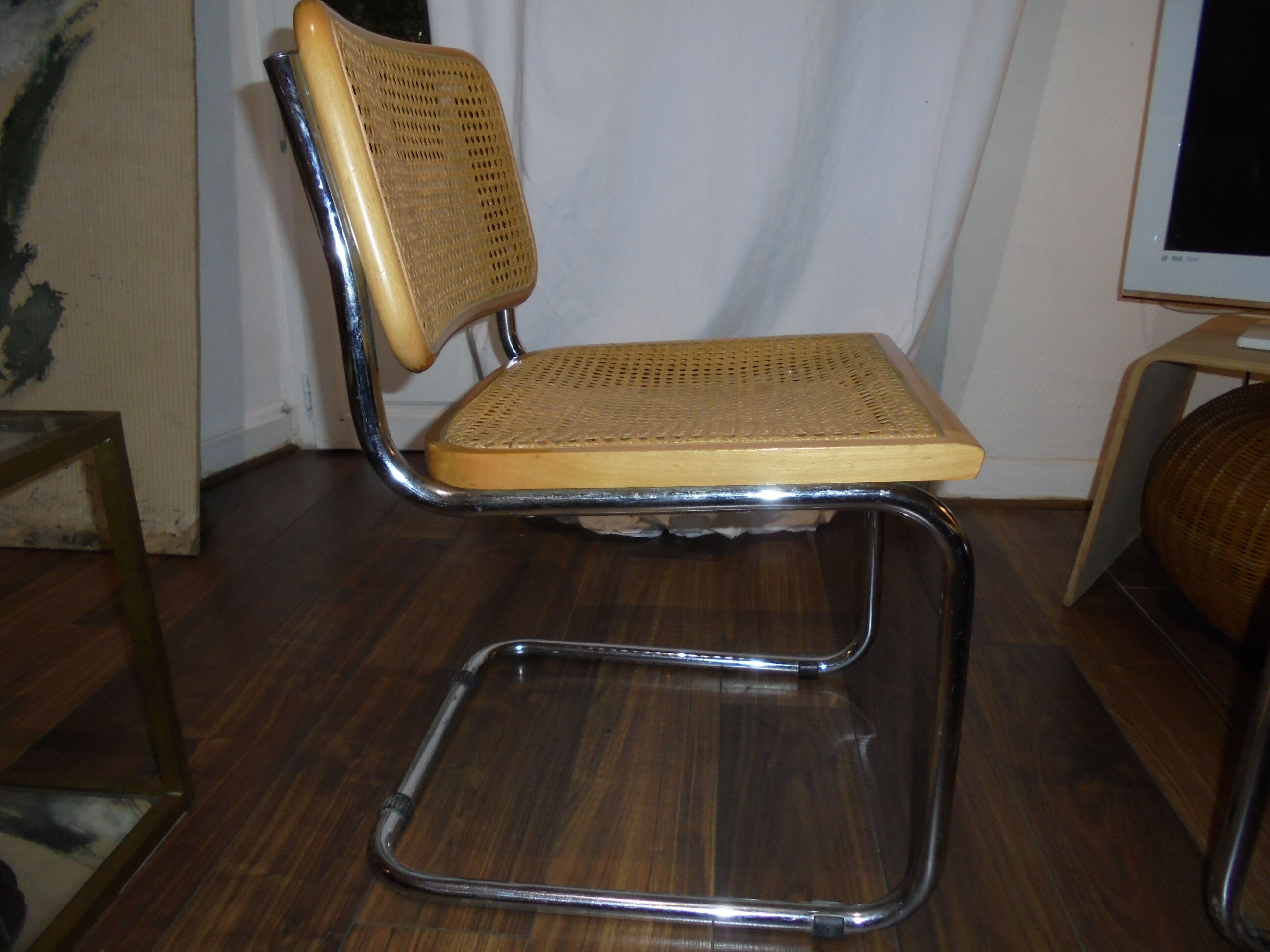 4 chairs Marcel Breuer B32 circa 1980