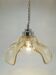 Gold glass pendant light