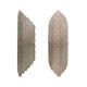 Pair of Smoked Murano Glass Wall Sconces with Textured Relief