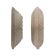 Pair of Smoked Murano Glass Wall Sconces with Textured Relief