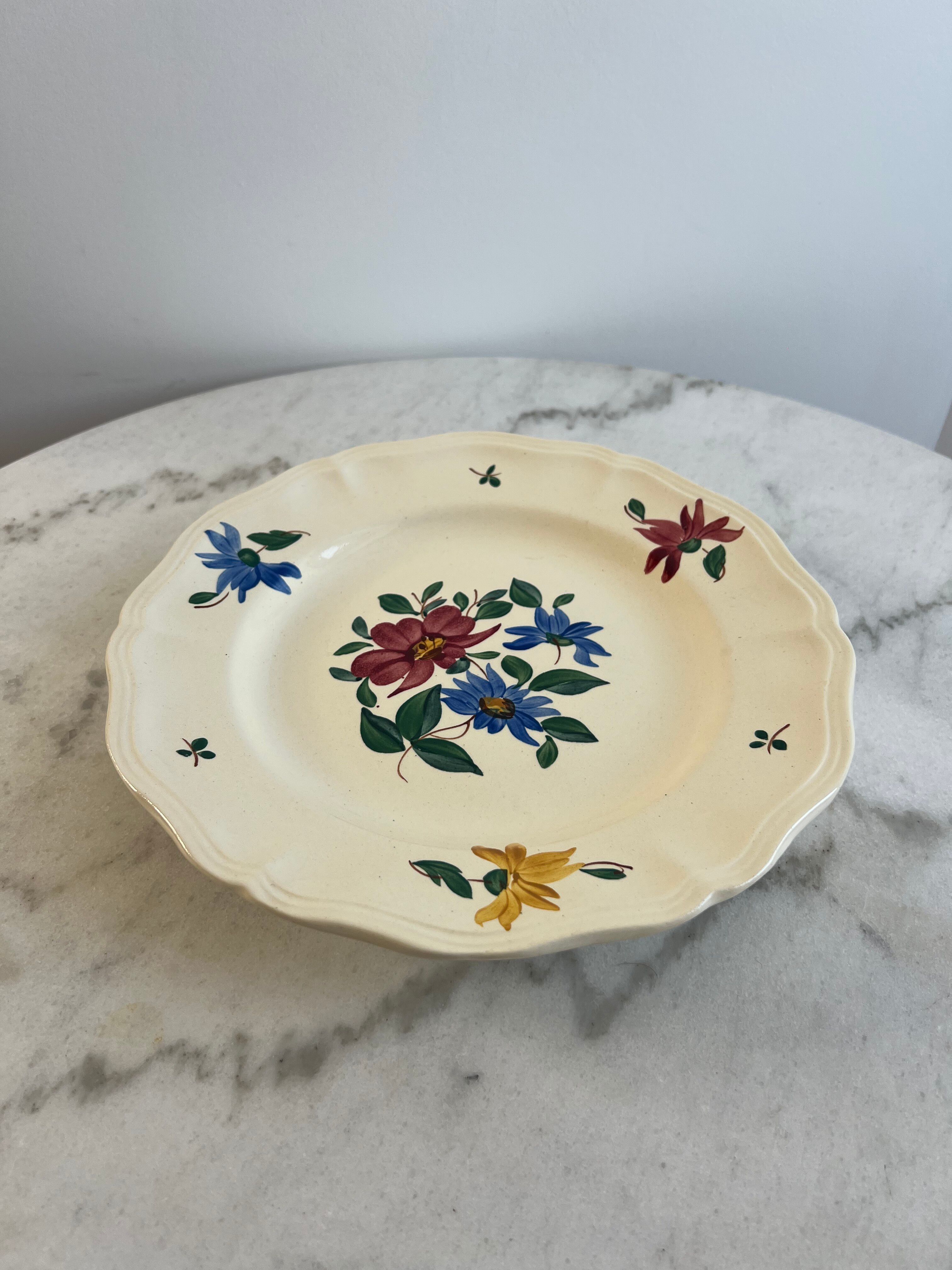 Plat de présentation, compotier Sarreguemines