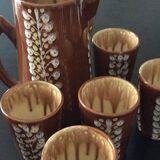 Vintage ceramic orangeade set