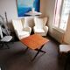 Transformable Scandinavian table low/high 1960s