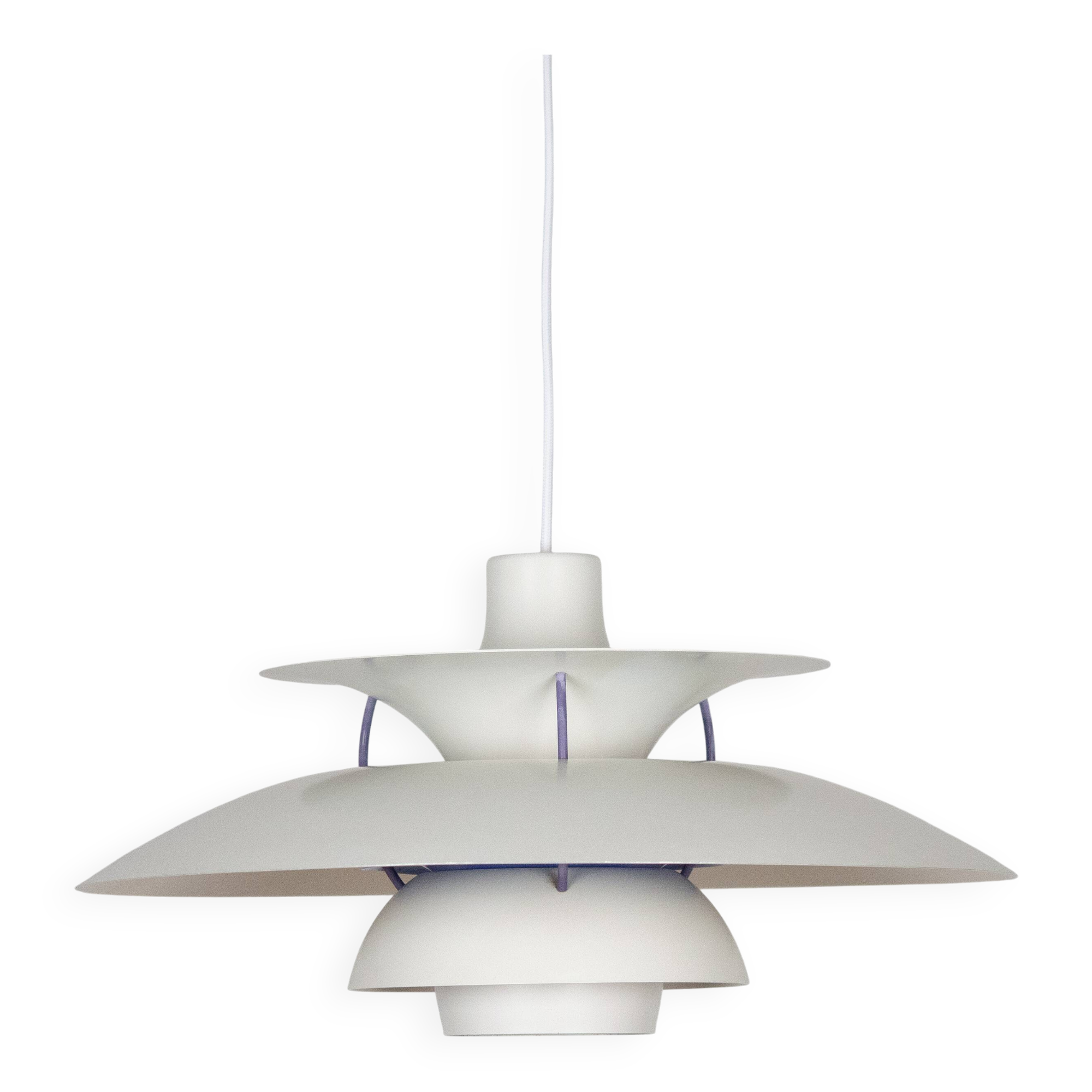 Lampe suspendue vintage danoise PH 5 par Poul Henningsen, Louis Poulsen, 1958