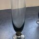 Set of 9 vintage champagne flutes (tinted glass)