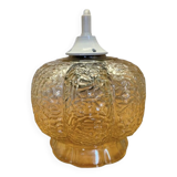 Vintage glass pendant light 1960