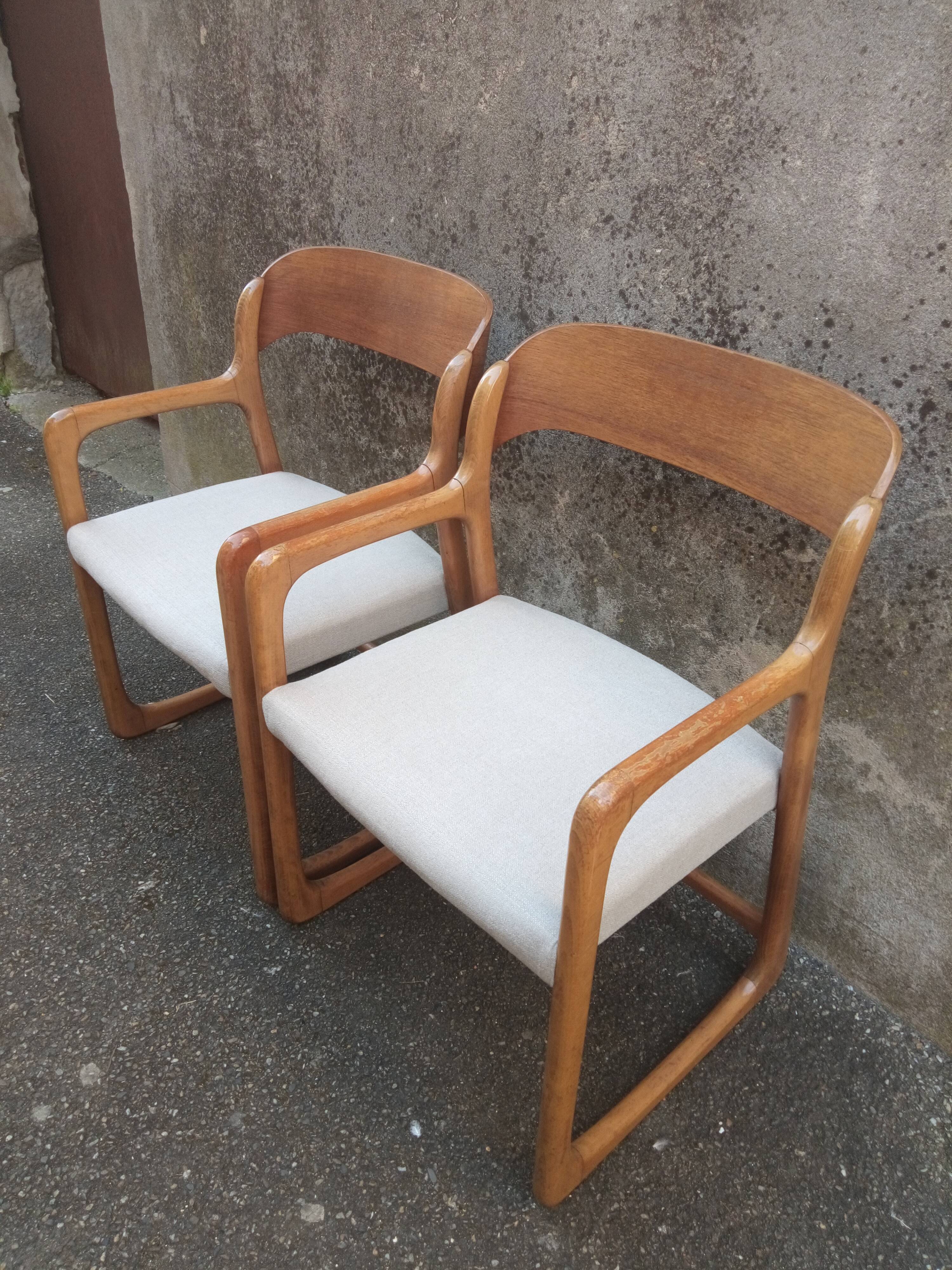 Pair of Baumann armchairs 1960
