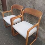 Pair of Baumann armchairs 1960