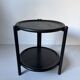 Bar cart from the 60s-70s in its factory black version, attributed to Jens Quistgaard.