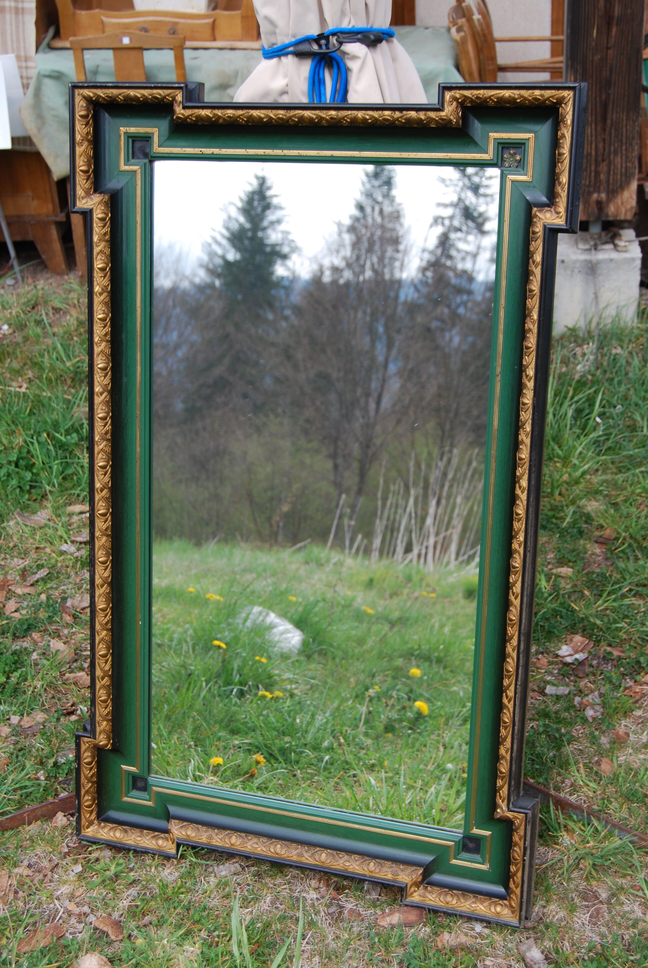 Art Nouveau wall mirror 79x127cm