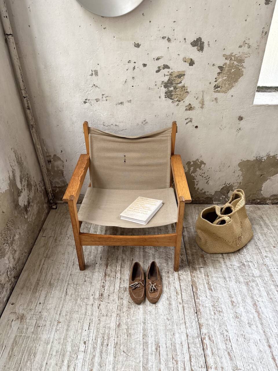 Safari chair in pine by Rold Rastad and Adolf Relling, 1960.