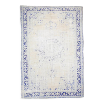9x13 oversize blue persian rug 263x388cm