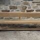 Paire de bancs bois, années 40