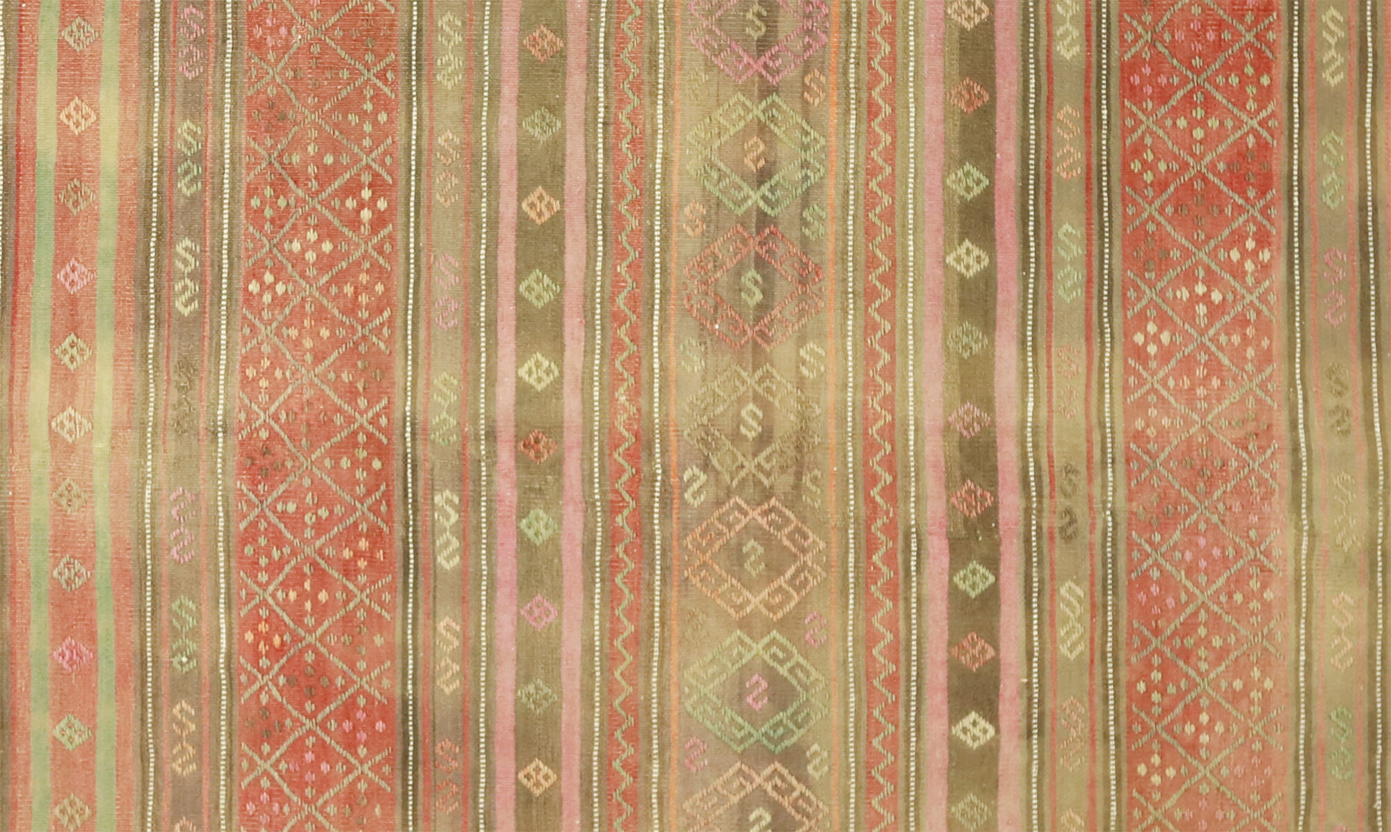 Anatolian handmade kilim rug 260 cm x 167 cm