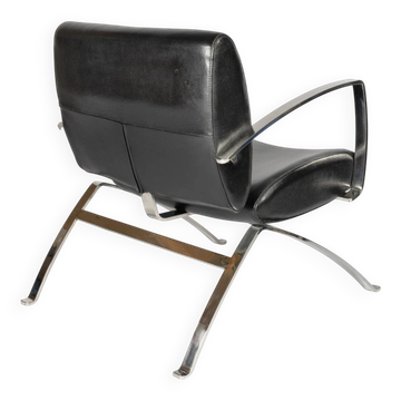 Fauteuil en cuir Dodo F396