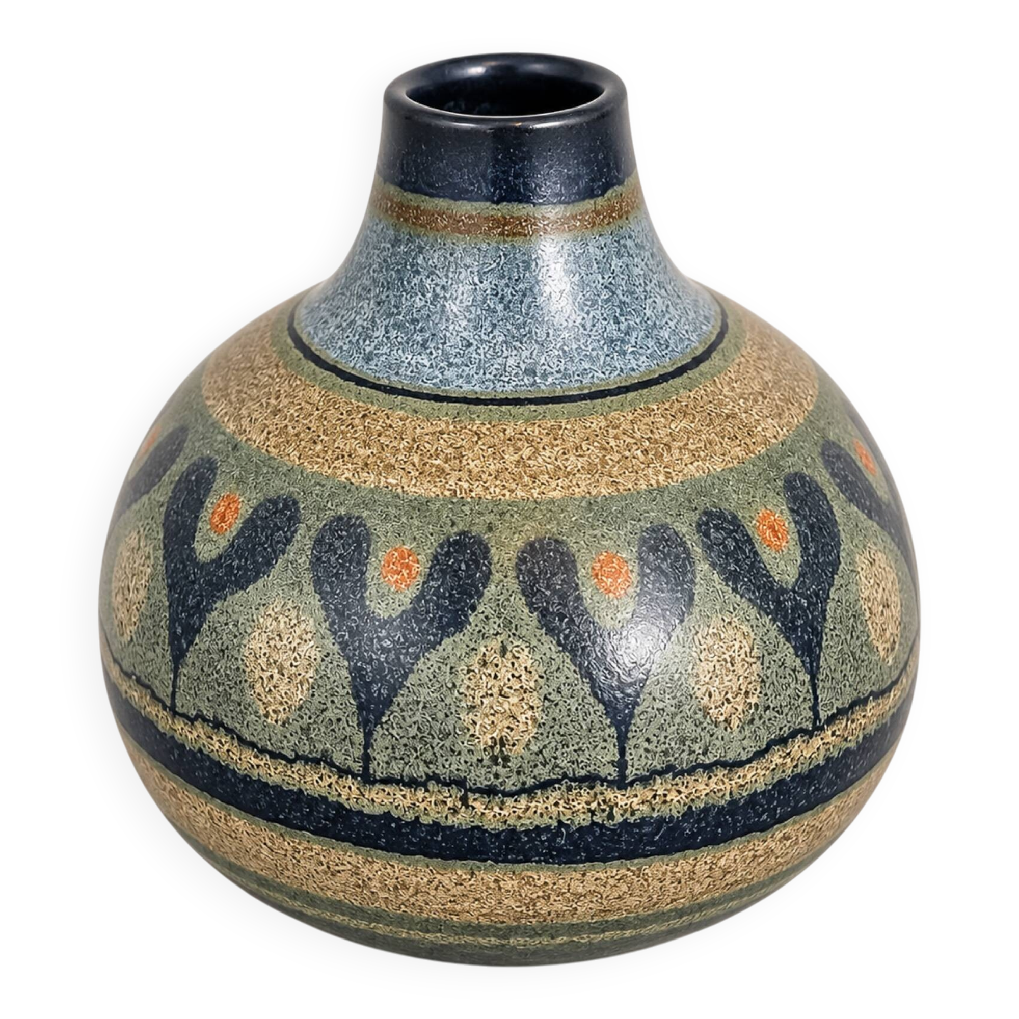 Vase céramique West-Germany 1960 maison KMK Mora