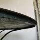 Round garden table cast iron and metal
