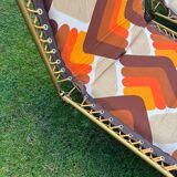 Pair of vintage Lafuma sun loungers in perfect condition