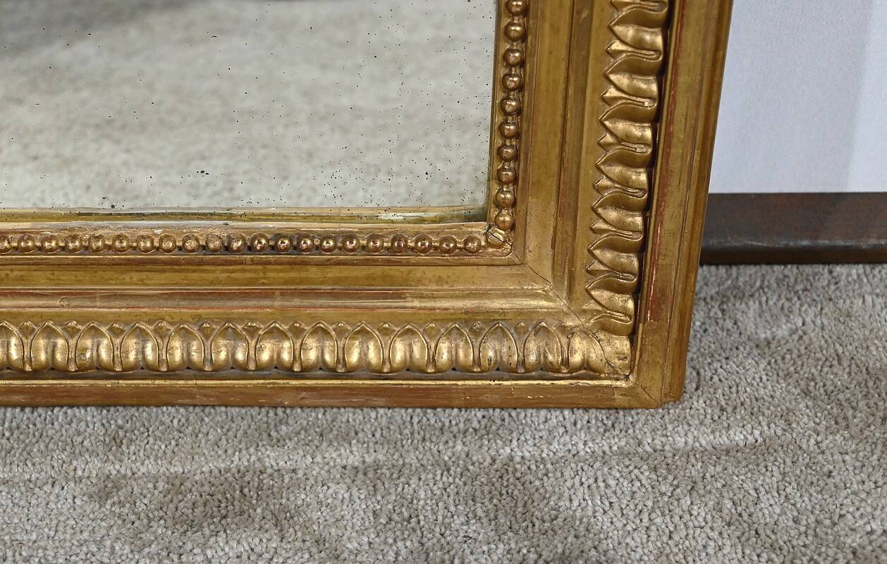Gilded Wood Mirror, Louis XVI style, Napoleon III period – Mid 19th century