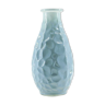 Vase en verre bleu clair du Danemark