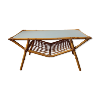 Rattan coffee table