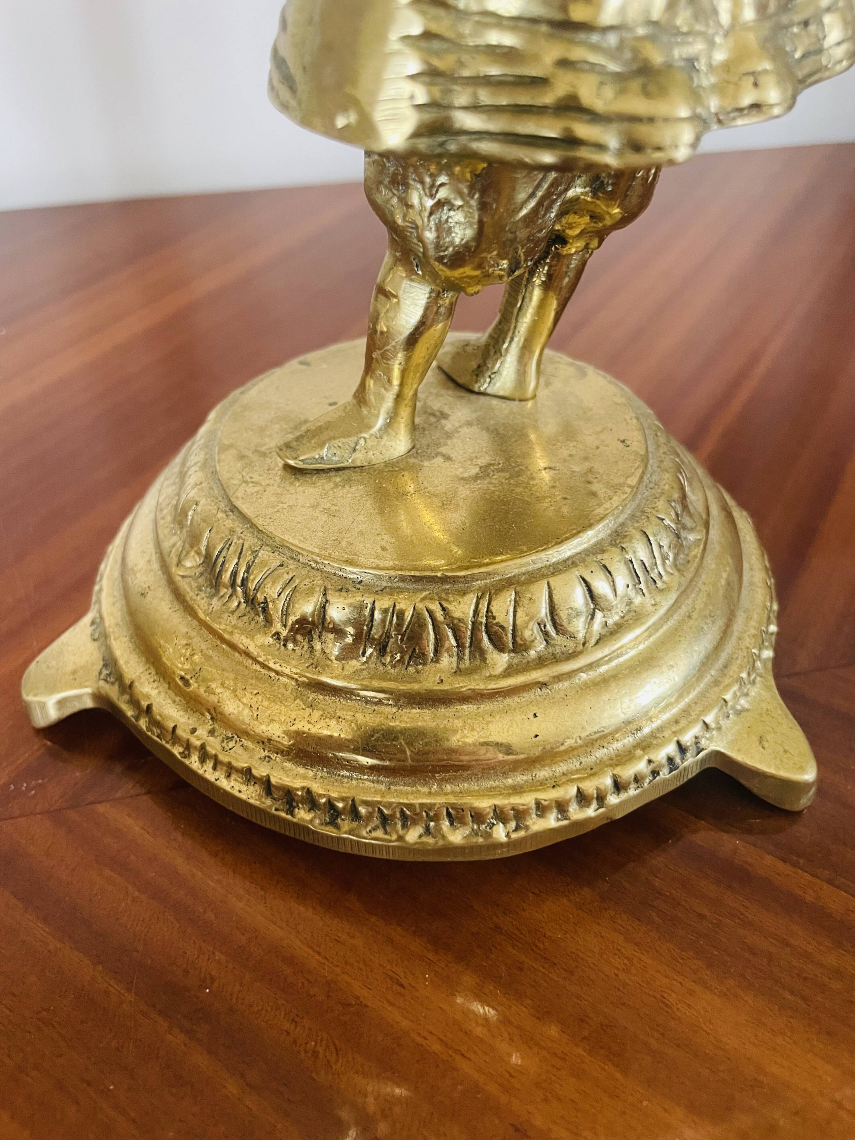 Pair of candelabra Candle holders Antique in gilded bronze style