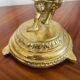 Pair of candelabra Candle holders Antique in gilded bronze style