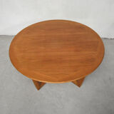 Table basse scandinave ronde, 1960