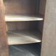 Buffet wood wood Art Deco black marble trays