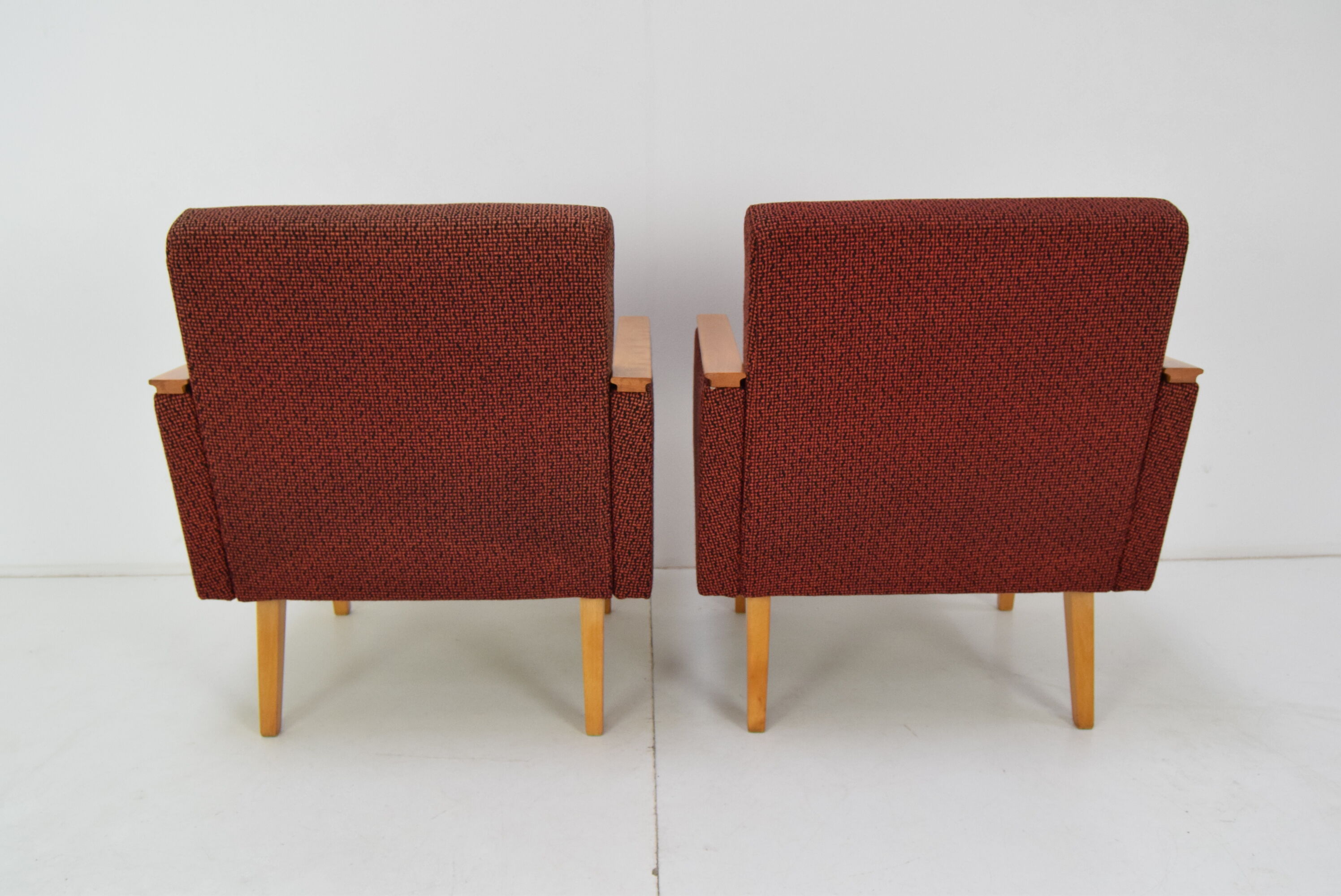 Pair of Mid-century Design Armchairs,1960's.
