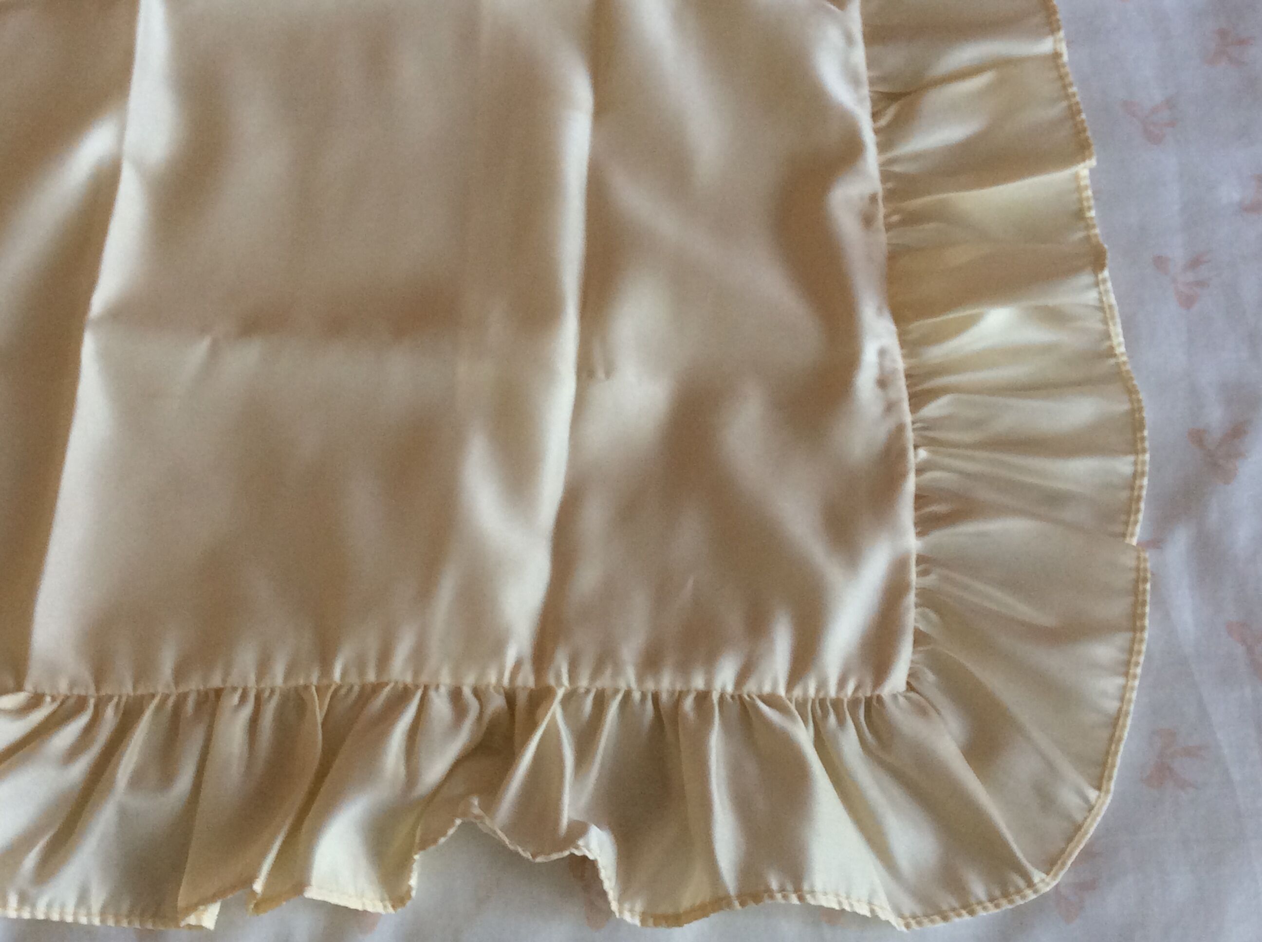Old satin pillowcases.