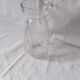 Vase jacinthe ou hydroculture en verre moulé