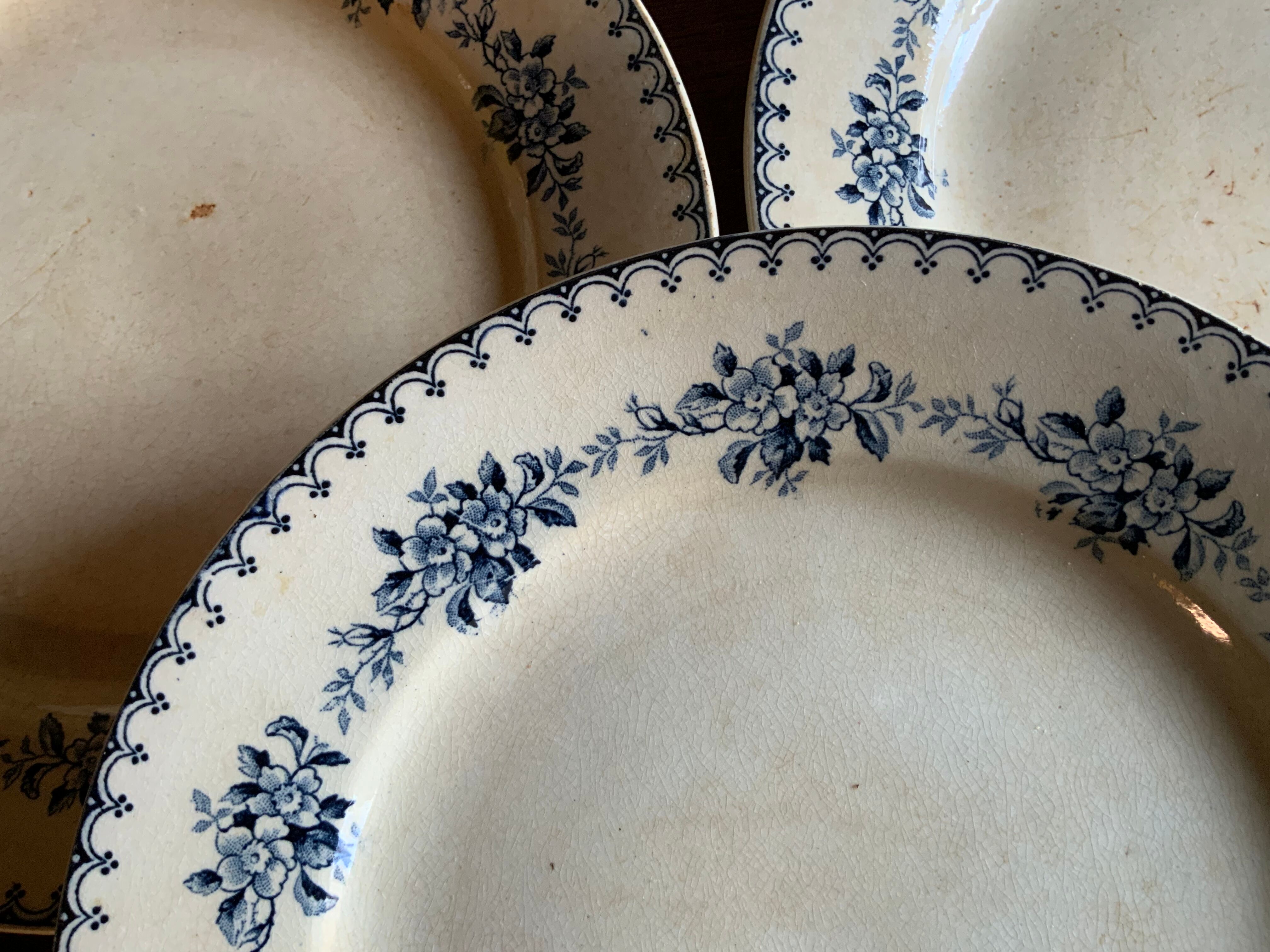 5 plates "Arcachon" Iron Land