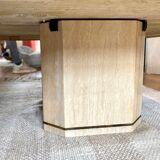 Travertine coffee table