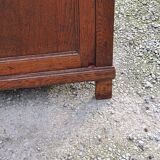 Parisian sideboard in solid oak and solid poplar early 20th century