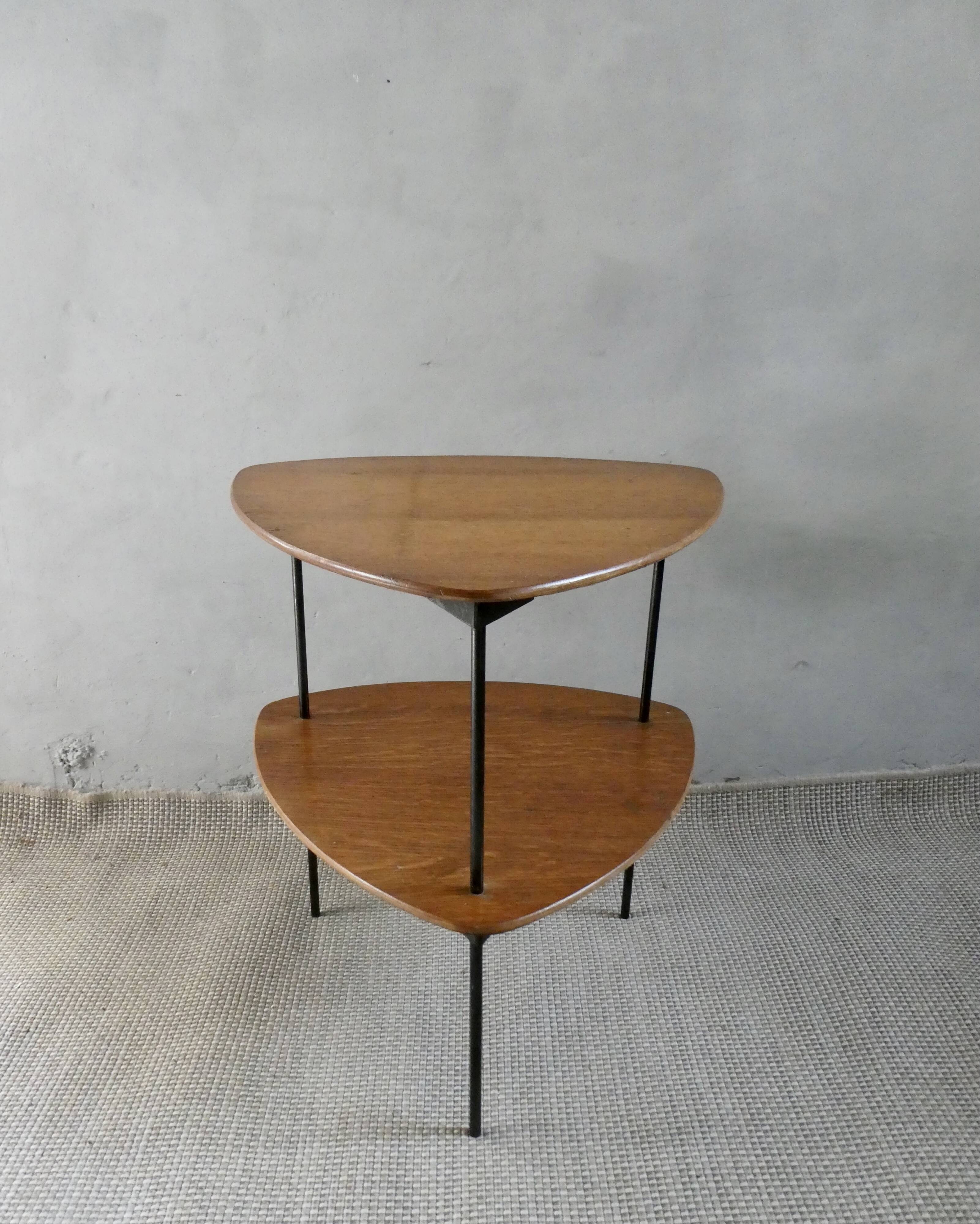 Guéridon tripode, table d'appoint, vers 1950