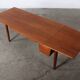 Coffeetable sewing table by Arne Wahl Iversen Danish design teak