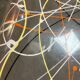 Table mouchoir en plexi graffiti années 80