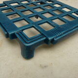 Art deco enamelled table mat