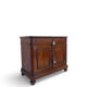 Commode Umbertino en acajou et noyer, 19e siècle.