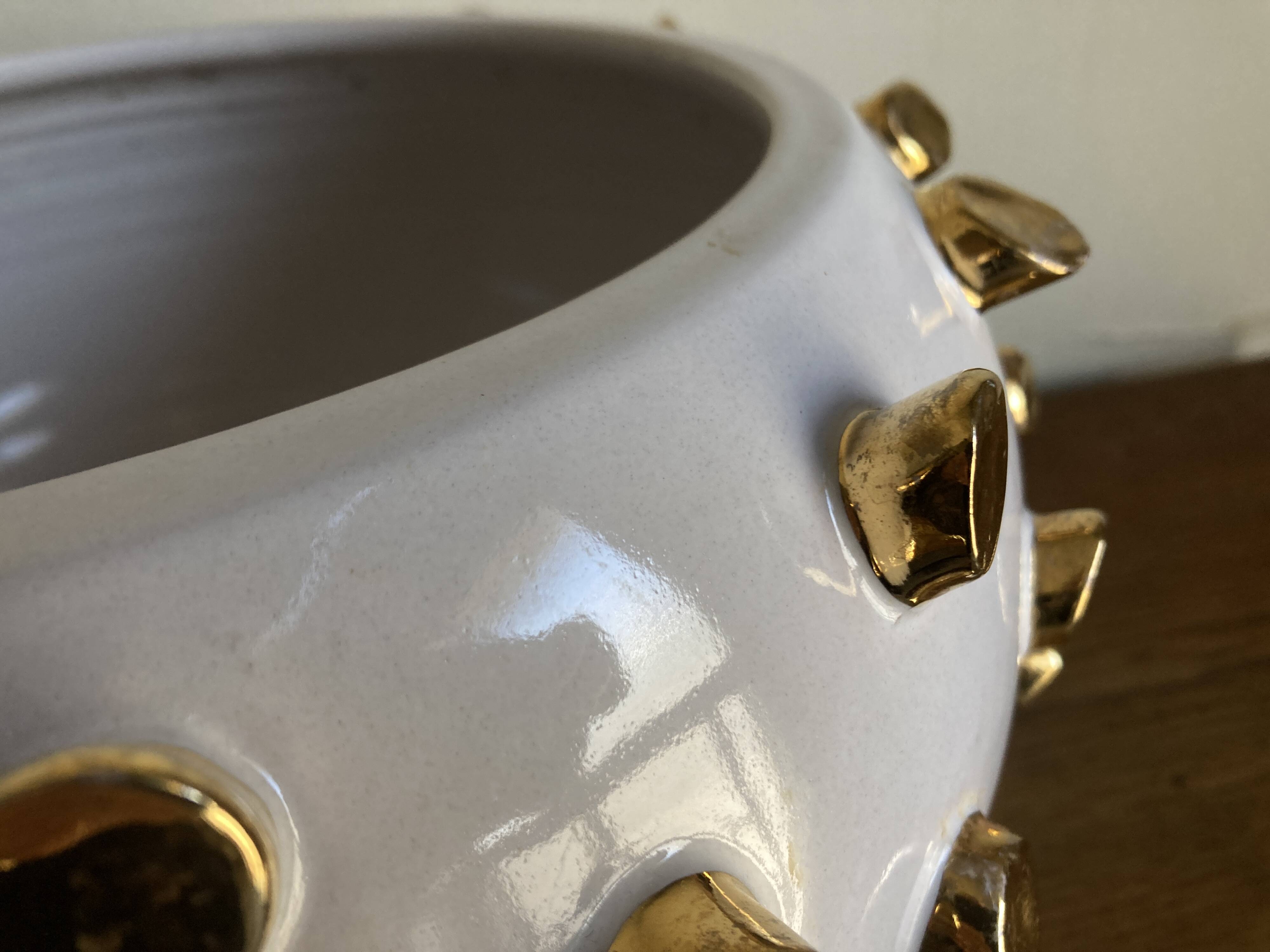 Italian cache-pot XXXL Tronchetto by ND Dolfi Florence for René Veyrat 1960