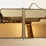 Diptic barber mirror