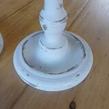 Paire de bougeoirs/ chandeliers anciens en bois