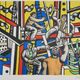 Fernand leger: the builders at the palm tree, signed lithograph