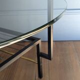 50s coffee table, asymmetrical design