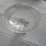 Coupe sur pied en cristal taillé